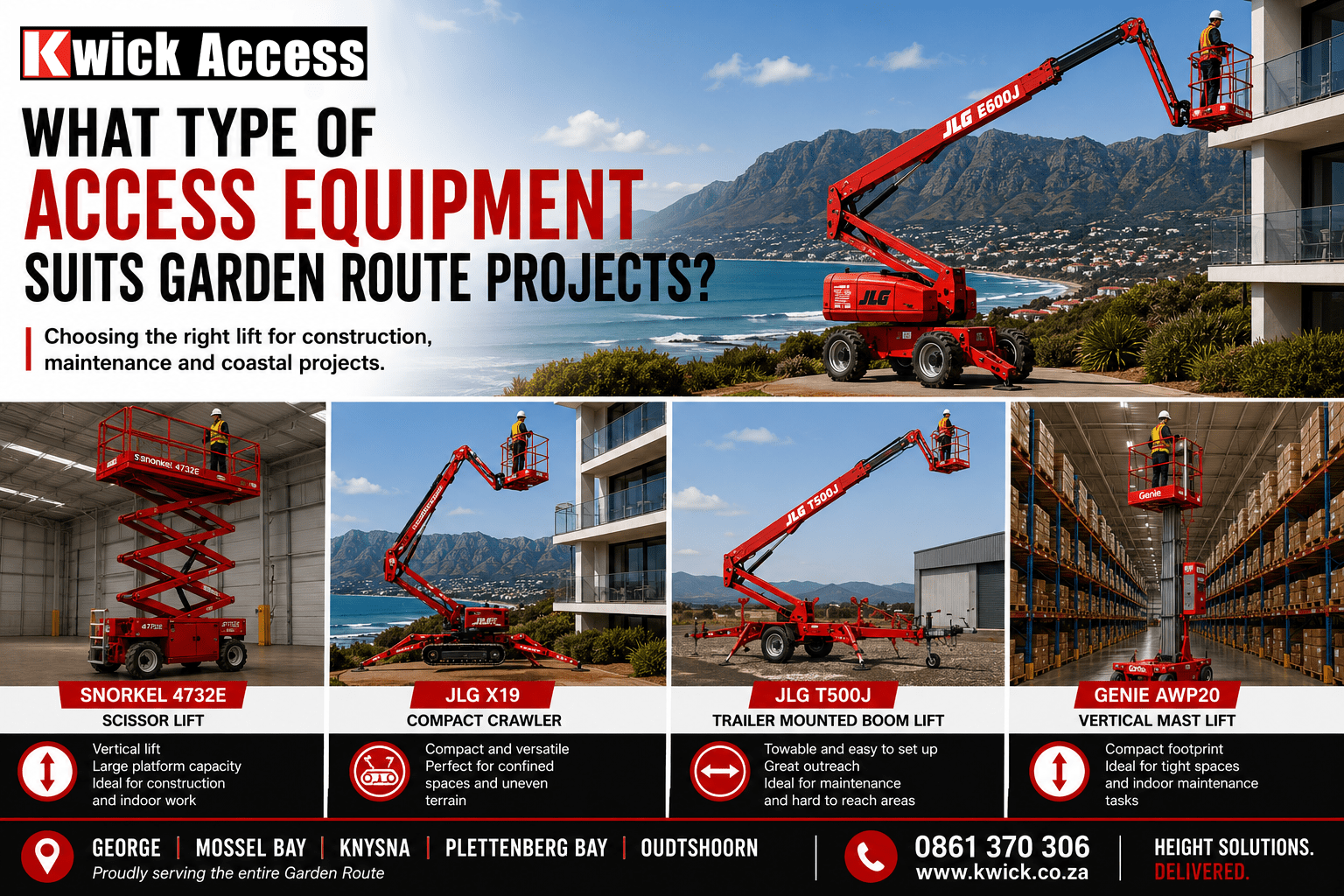 What Type of Access Equipment Suits Garden Route Projects